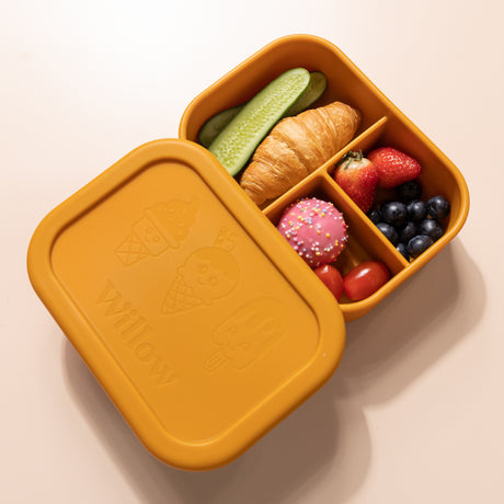 Mapley's Silicone Bento Boxes: Smashproof and leakproof.